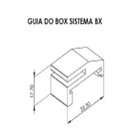 Guia Box Banheiro Bx Acrilico Nylon Nyl-333 Kit 4 Un