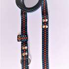 Guia Cachorro Smooty Pet Unificada M Listrada Preto