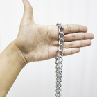 Guia Coleira Cachorros 3.0mmx120cm Dog Caes Aço Elo Torcido A