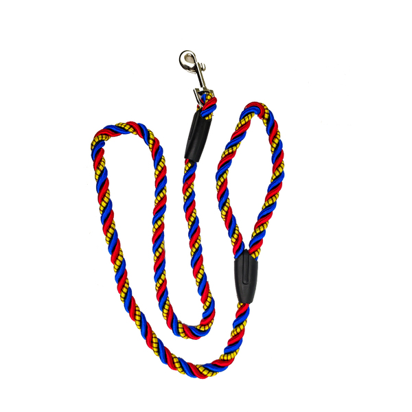 Guia Corda De Nylon Trançada Cachorro Grande Medio Porte Pets