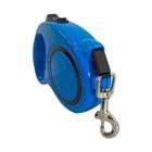 Guia De Cachorro Azul Retrátil 3 Metros - Casambiente