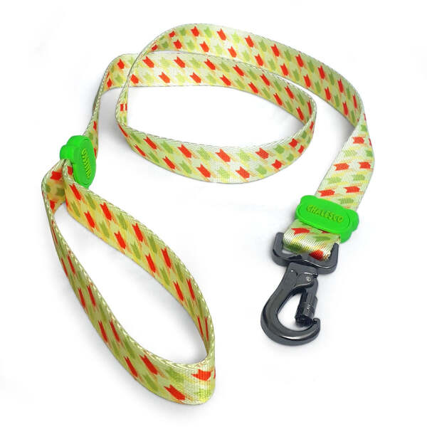 Guia De Nylon Para Pets Cães E Gatos Deluxe Tam M Chalesco 70