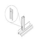 Guia Deslizante Linha Suprema C/placa Nyl-332 Branco Kit10un