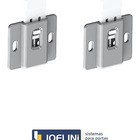 Guia Mola Plastica P/ Porta Guarda Roupa Kit 2 Und 3mm.