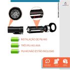 Guia para Cães Retrátil Pet 2 Cachorros Profissional Azul Cla