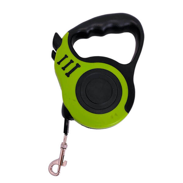Guia Retrátil Coleira Passeio Cachorro 3 metros - Verde