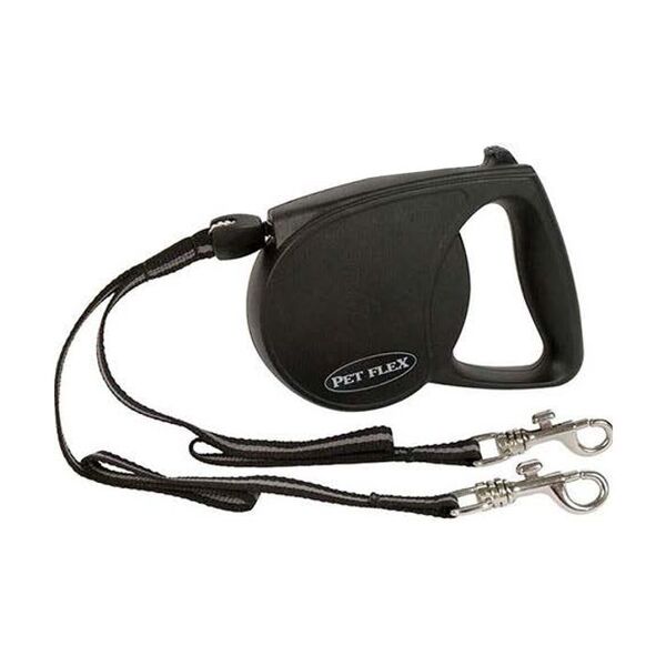 Guia Retrátil Dupla Para 2 Cachorros Pet Flex Duo 4 Metros 20