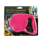 Guia Retrátil Para Cachorro Cordão 3 Metros Até 15kg - Guia E