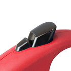 Guia Retrátil Para Cães 5 Metros Fun Fita Tamanho P Vermelho