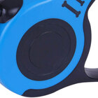 Guia Retrátil Para Cães E Gatos Lisa 5 Metros Azul Lepatin