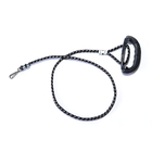 Guia Roliça Com Presilha E Alça 8mm X 100cm Ld Pet  Preto