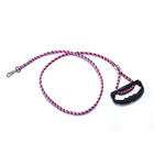 Guia Roliça Com Presilha E Alça 8mm X 100cm Ld Pet  Rosa