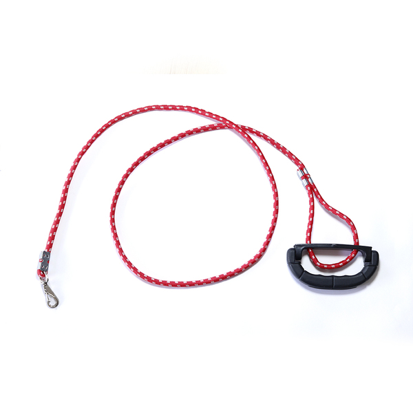 Guia Roliça Com Presilha E Alça 8mm X 100cm Ld Pet  Vermelho