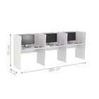 Guiche Office 3 Lugares  Irlanda Branco