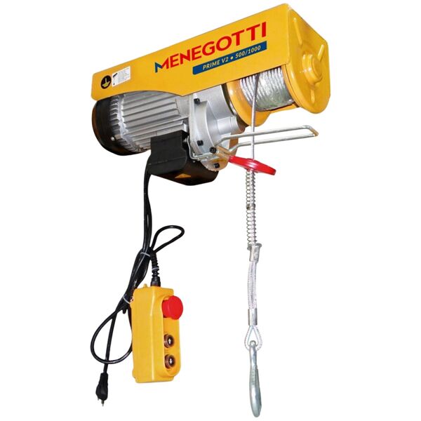 Guincho Elétrico 500/1000kg 2000W 220V Menegotti