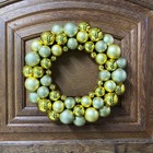 Guirlanda Bolas Natalina Enfeite Natal Porta Janela Vitrine D