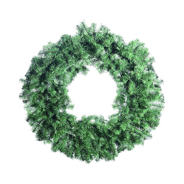 Guirlanda Canada Plástico e Metal Verde 60cm Cromus