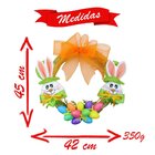 Guirlanda Coelhinho Artesanal Enfeite De Páscoa 45cm