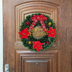 Guirlanda De Natal Enfeite Natalino Porta Decoraçao Fim De An