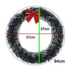 Guirlanda De Natal Enfeite Porta Natalino Decoraçao Casa Loja