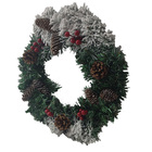 Guirlanda De Natal Enfeite Porta Natalino Decoraçao Janela Fe