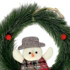 Guirlanda De Natal Porta Com Boneco De Neve  - Casambiente Na