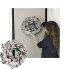 Guirlanda De Natal Porta Pinheiro Cerejas 100 Galhos Enfeite