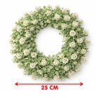 Guirlanda Decoração Porta Parede Flores Artificial De 25cm