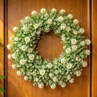 Guirlanda Decoração Porta Parede Flores Artificial De 25cm