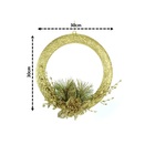 Guirlanda Decorada Bico De Papagaio E Pick Glitter Dourado Lu