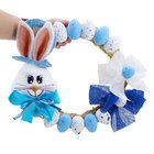 Guirlanda Enfeite Páscoa Coelhinho Artesanal 33cm