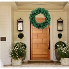 Guirlanda Festão Aramado Verde Largo Gigante 80cm 250 Galhos