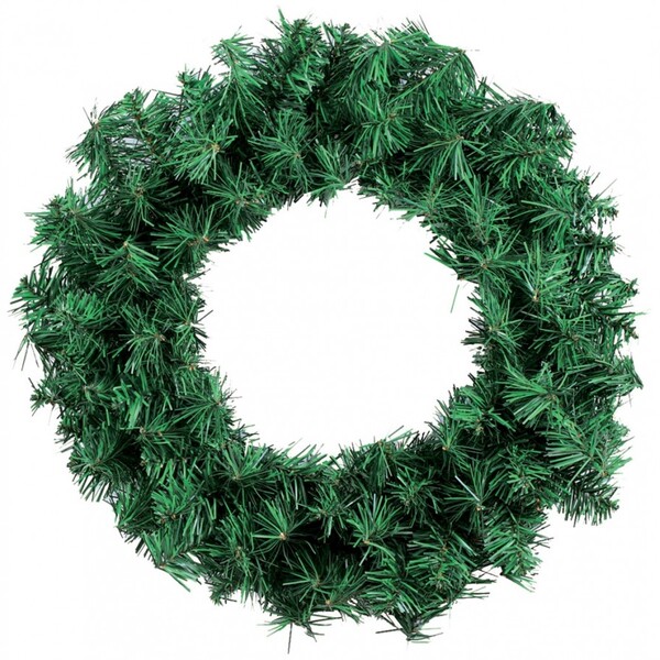 Guirlanda Festão Aramado Verde Largo Gigante 80cm 250 Galhos