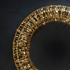 Guirlanda Iluminada Led 38cm Fita Dourada Bivolt Taschibra