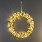 Guirlanda Iluminada Led 38cm Fita Dourada Bivolt Taschibra