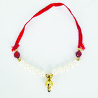 Guirlanda Indiana Pérolas Pingente Dourado 747