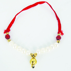 Guirlanda Indiana Pérolas Pingente Dourado 747