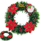 Guirlanda Natal Natalino Enfeite Porta Decoraçao Loja Casa Or