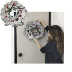 Guirlanda Natal Porta Pinheiro Cerejas Enfeite Natalino 100 G