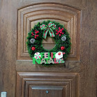 Guirlanda Natal Porta Pinheiro Cerejas Enfeite Natalino 100 G