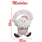Guirlanda Natalina Enfeite De Porta Papai Noel Rosa 25cm