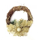 Guirlanda Natural Gliter Mix Champagne 20cm - Magizi