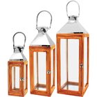 Gummi Lanterna Madeira Natural 3 Peças