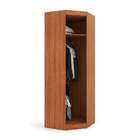 Gurada-roupa Modulado De Canto Gênova 1 Pt Freijó Wood E Off