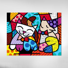 Happy Cat   Snob Dog Romero Britto
