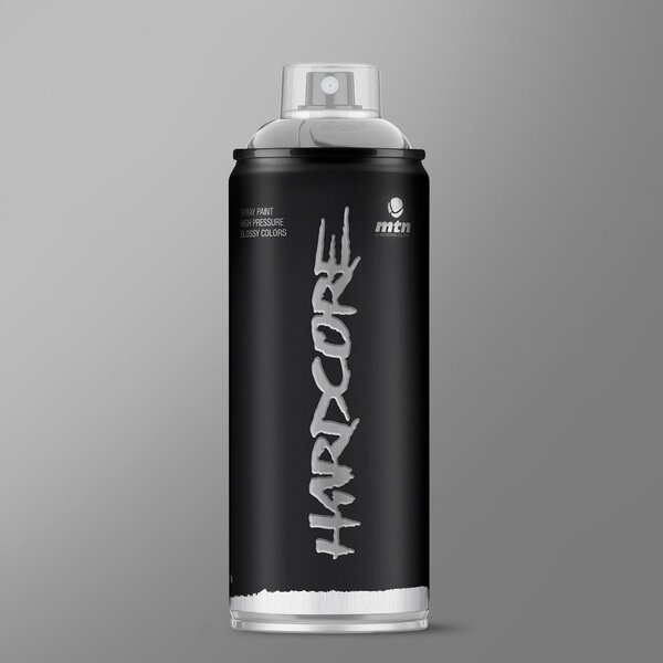 Hardcore Tinta Spray Brilhante Prata Chrome  400ml