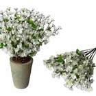 Haste De Cerejeira Branco Artificial Com 18 Unidades Para Com