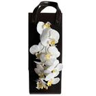 Haste De Orquídea Branca Artificial 3 Unidades Com Flores Rea