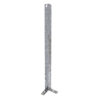 Haste Reta para Concertina Galvanizada 45cm Calha Forte