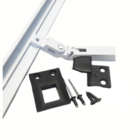 Haste Tubular Baguete Puxador Janela 35 Cm - Branco Prático